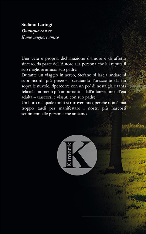 Quarta di copertina di Ovunque con te